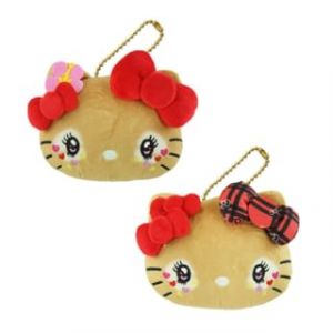 Yasuda - Sanrio Hello Kitty Heisei KOGYARU (Kogal) Series Die Cut Makeup Pouch Hibiscus Version (9.5 x 12.4cm)
