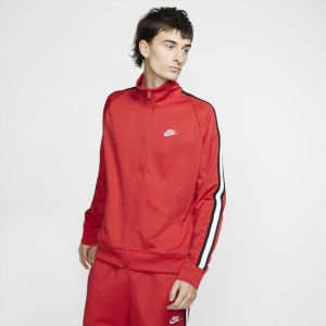 Image de Nike Veste de survêtement en maille Sportswear N98 pour Homme - Rouge - Taille XL