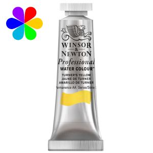Winsor & Newton Aquarelle Extra-Fine PWC - tube 5ml - Jaune de Turner