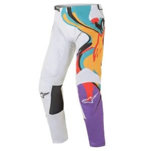 Image de Alpinestars Pantalon Cross Racer Tech Flagship Multicolore-Blanc