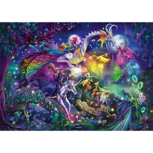 Schmidt Spiele 57586 Rose Cat Khan, Midsummer Night’s Circus, 1000 pièces Puzzle