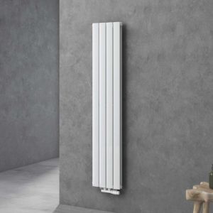 Radiateur pour Chauffage Central Radiateur à Eau Chaude Design Vertical Panneau Double Couches Blanc 160x31cm - Blanc - Sogood