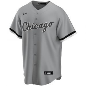 Nike T-shirt à Manches Courtes Mlb Chicago White Sox Official Road XL Team Base Grey