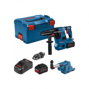 Bosch GBH 18V-28 CF Perforateur sans-fil SDS-Plus, GDE 18V-16, L-BOXX, 2x 8.0Ah 0611921003
