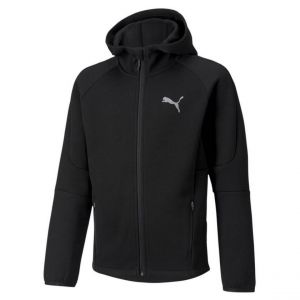 Puma Sweatshirt zipp&eacute; &agrave; capuche gar&ccedil;on evostripe full- b