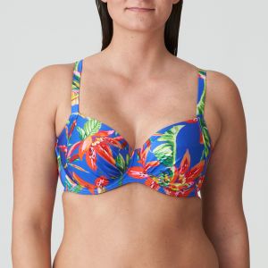 Haut de maillot de bain emboitant - Tropical