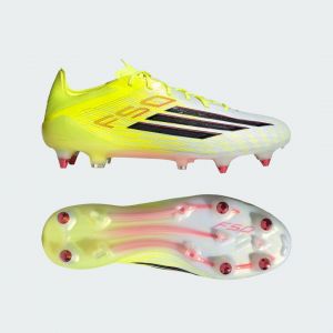 Adidas F50 Elite SG Born For Goals - Jaune/Noir/Lucid Red PR&Eacute;-COMMANDE - Terrain tr&egrave;s gras (SG), pointure 48 - ['Jaune'] - Taille 48