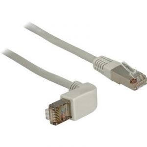 Delock 83515 - Câble RJ45 Cat.5 S/FTP coudé un côté 1 m