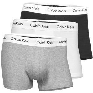 Calvin Klein Underwear Low Rise 3 Pa boxer Hommes noir gris blanc T. XL