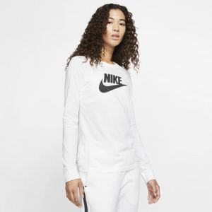 Nike Tee-shirtà manches longues Sportswear pour Femme - Blanc - Taille S - Female