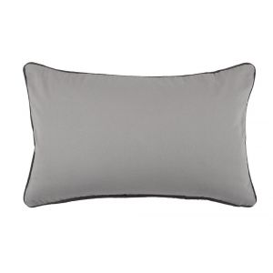 Coussin rectangulaire (50 cm) Duo Gris clair