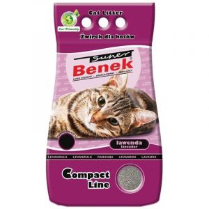 Liti&egrave;re Super Benek Compact, senteur lavande - lot % : 2 x 25 L