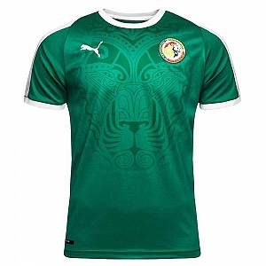 Image de Puma T-Shirt Sénégal Coupé SS Replica Maillot XXL Pepper Green White