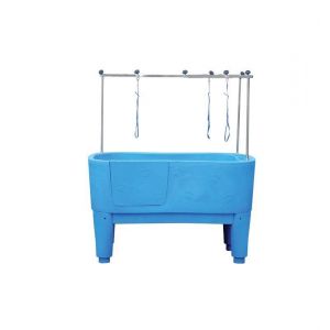 Phoenix Baignoire de toilettage sur pieds Phoenix Universal Bleue