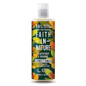 Faith in Nature Pamplemousse & orange après shampooing