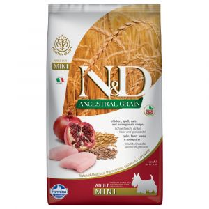 Farmina N&D Ancestral Grain Canine Chicken & Pomegranate Adult Mini