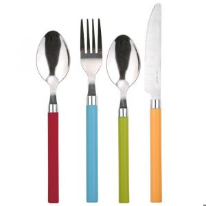 Renberg Couverts ENERGY RB 24 Pièces Multicouleur Acier inoxydable