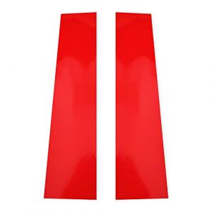 Fiat 4R Quattroerre.it Autocollants Coprimontants Centraux 500 et 500 Abarth Rouge Corsa