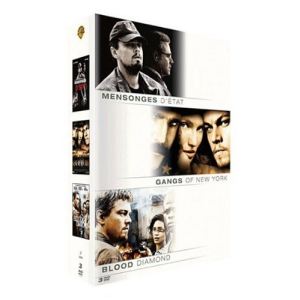 Coffret Leonardo Di Caprio - Mensonges d'état + Gangs of New York + Blood diamond