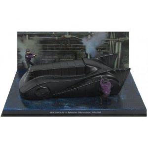 Otto Office Batmobile Movie Noire The Batwing - Voiture Batman 1/43 + 2 Figurines - Vehicule Minature DC - Enfant - Collector