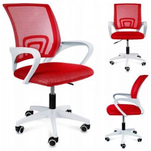 Chaise de bureau smart rouge