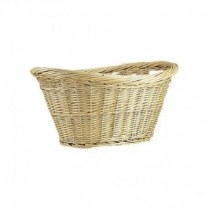 Aubry Gaspard Corbeille &Agrave; Linge En Osier Blanc