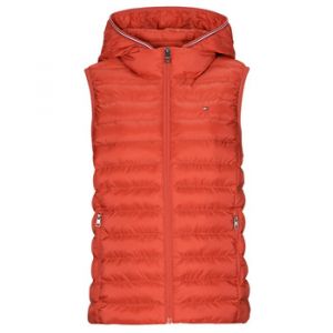 Tommy Hilfiger Femme Veste sans Manches Padded Global Stripe Matelassée, Rouge (Terra Red), S