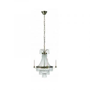 Markslojd Lustre en cristal MARIELUND antique 3 ampoules