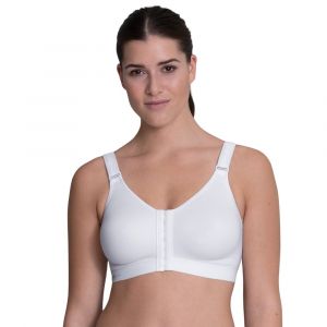 Anita Anita Soutien-gorge De Sport à Fermeture Frontale Frontline Open 110A White