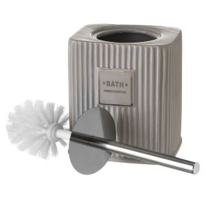 Wadiga Brosse WC céramique gris