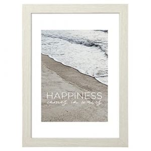 Hama Waves Cadre photo en MDF Motif bouleau normal