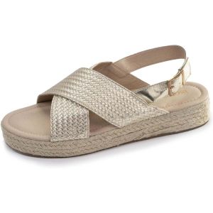 Isotoner Chaussures Sandalesà talon compensé de 3,5 cm, très confortable
