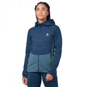 Odlo Run Easy S-Thermic - Veste impermable femme Blue Wing Teal XS