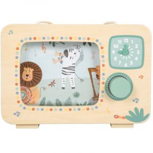 Legler Bo&icirc;te &agrave; Musique T&eacute;l&eacute;vision &laquo; Safari &raquo;, certifi&eacute; FSC 100%, &agrave; partir de 24 Mois, 12735