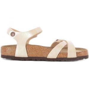 Image de Birkenstock Mules KUMBA Sandales et pantoufles Femme Blanc perlé