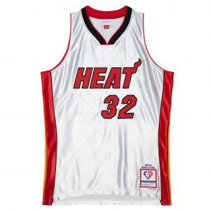Mitchell & ness Maillot Miami Heat Swingman 75TH Platinum 2005/06
