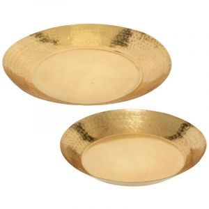 Lot de 2 Coupelles Design "Gypsy" 36cm Or Prix