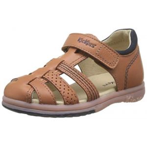 Kickers Sandales babies Platiback cuir Beige