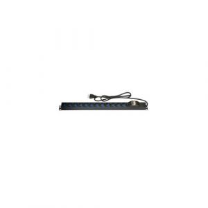 LINK LK10057 Multiprise Verticale 12 Portes pour armoires en Rack avec disjoncteur