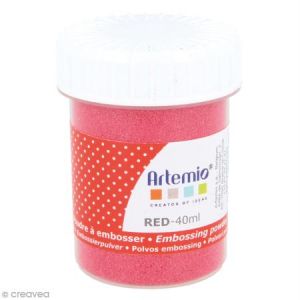 Artémio Poudre relief à embosser Rouge 40ml