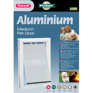 Image de Staywell Porte en aluminium pour chien "moyenne taille"