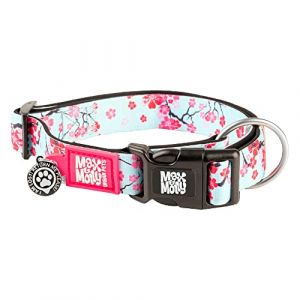 Max & Molly Collier pour Chien et Chiot avec Boucle d'alimentation, Style Amusant pour Chiens et Chiots de Petite, Moyenne et Grande Taille, imperméable, Confortable, réglable, avec Code QR Gotcha