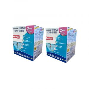 Mareva Lot de 2 Rev-Aquas - Traitement pour piscine de 10 &agrave; 18 m3 - 2 mois