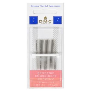 Dmc Boîte d'aiguilles de broderie 16 pcs