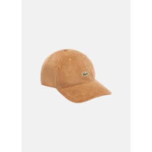 Lacoste Casquette velours c&ocirc;tel&eacute; en coton
