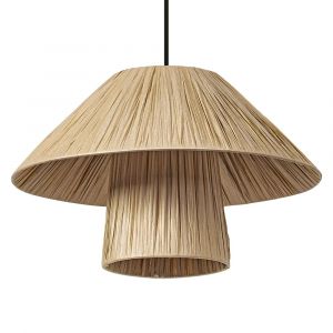 Ledvance Décor Suspension Hut en Papier Bambou 400 E27 Marron