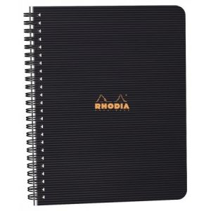 Image de Rhodia 119911C - Note book Rhodiactive A5+ format 16 x 21 cm 160 pages microperforées - ligné