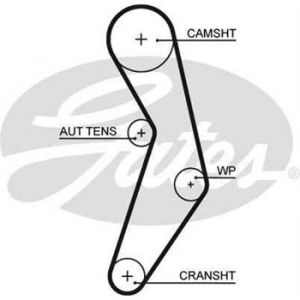 Gates Courroie de distribution 5503XS