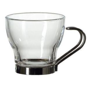 Bormioli Rocco Tasse à café en verre tempéré 22 cl - Lot de 3 pièces OSLO