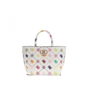 Guess Sac Bandouli&egrave;re Emelie Logo Top Zip Multi Logo GM992875